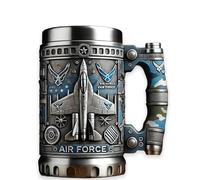 JDZYFFS Mug Tasse A Cafe - Verre A Eau, Mug Militaire Personnalisé 3D 15 Oz, Tasse À Café Créative De L'armée Américaine pour Le 250e Anniversaire, Chope À Bière Imprimée en 3D(A)