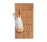 JDZYFFS Porte-Manteau Mural, Crochets en Bois, Supports en Forme de Touches de Piano, Crochets rabattables au Design Moderne et Original, cintres en Bois Massif Naturel(Natural Wood,55 * 84cm)