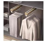 JDZYFFS Tringle De Penderie Extensible - Ausziehbare, Barre De Penderie Coulissante Robuste, Escamotable, À Fixer sur Le Dessus(33CM)