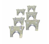 je 2tlg. Metallkrallen Lot 6 x 1 5