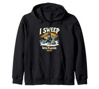Je Balaye avec But Mostly Curling Compétition Sweat à Capuche