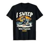 Je Balaye avec But Mostly Curling Compétition T-Shirt Graphique avec Valeur