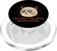 Je brûle la Plupart de Mes Calories en Levant Les Yeux au Ciel PopSockets PopGrip pour MagSafe