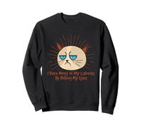 Je brûle la Plupart de Mes Calories en Levant Les Yeux au Ciel Sweatshirt