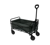 JE CHERCHE UNE IDEE, DI7840, Chariot Pliable 72x46x92 cm, Capacité 65 kg, Idéal pour Courses et Pique-niques, Design Ergonomique, Roues Robustes, Couleur Noir