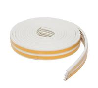 JE CHERCHE UNE IDEE - DI8710 Joint Adhésif Mousse Calfeutrage Fenêtres et Portes, Isolant Bruit et Intempéries, Réutilisable, Longueur 6m, 13x12x2 cm, Blanc