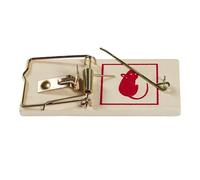 JE CHERCHE UNE IDEE Lot de 3 Pièges à Souris Réutilisables et Robustes Bois