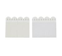 JE CHERCHE UNE IDEE Lot de 8 Languettes de Fixation 5 kg sans Trace Blanc | Adhésif, lot de 8 languettes de fixation, capacité 5 kg, fixation et retrait sans trou, cadres et déco, blanc