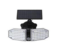 JE CHERCHE UNE IDEE - Luminaire Solaire LAO0191-100 LEDs COB Orientable - Éclairage Extérieur Économique - Installation Facile - Résistant aux Intempéries