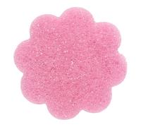 Je Cherche Une IDÉE - ME0092 - Lot de 3 Éponges Scrub Fleur - Nettoyage Efficace et Agréable - Texture Innovante - Anti - Rayures - Forme Ergonomique - 10 x 4 x 10 cm - Bleu - Rose - Jaune