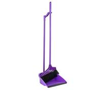 JE CHERCHE UNE IDEE - ME2171 Pelle et Balayette sur Pied, Ergonomique, Coloris Aléatoire, Ménage Facilité sans Se Baisser, 24 x 24,9 x 81,5 cm, Violet, Vert, Rose, Bleu