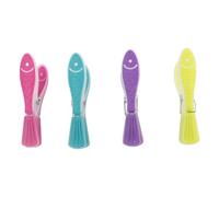 Je Cherche une Idée Pinces à linge Poisson ME2275 Plastique 8 cm Lot de 18 Multicolore