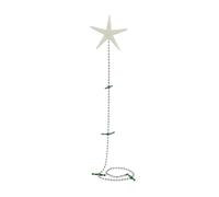 JE CHERCHE UNE IDEE - ME2429, Chaîne Attrape-Tout en métal et PP, Pratique pour éviter Les Bouchons, Facile à Utiliser, Dimensions 44,50 x 5,60 x 5,60 cm, Couleur Blanche