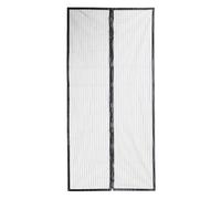 JE CHERCHE UNE IDEE Moustiquaire Magnétique pour Porte 200x100 cm Noir