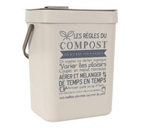 JE_CHERCHE_UNE_IDEE PLASTIC COMPOST BIN WITH HOOK