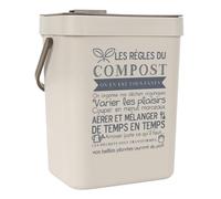 JE_CHERCHE_UNE_IDEE PLASTIC COMPOST BIN WITH HOOK