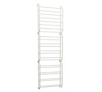 Je Cherche Une Idee - RG6209 Range-Chaussures modulable pour Porte - 12 étagères - Capacité 36 Paires - Installation sur 3 Portes - Dimensions 180x52x17 cm - Blanc