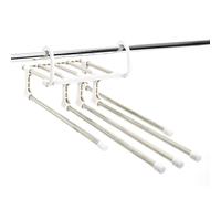 JE CHERCHE UNE IDEE - RG6410 Cintre Pantalons Multiposition - Conçu pour Gain de Place - Multi-positionnable - Matériau Facile d'entretien - Dimensions 4 x 45 x 18 cm