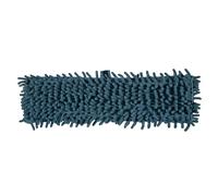 JE CHERCHE UNE IDEE Tête Microfibre Chenille Sols et Meubles 39 cm Bleu