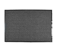 JE CHERCHE UNE IDEE - TX0172 Paillasson Antidérapant - Tapis d'Intérieur Textile - Conçu pour Entrées Fréquentées - Dimensions 80 x 120 cm - Couleur Noir Rouge