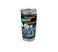 Je choisis Frankenstein Funny Novelty Man or Bear Gobelet isotherme en acier inoxydable double paroi