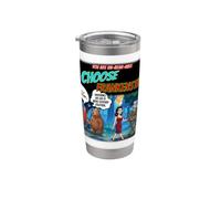 Je choisis Frankenstein Funny Novelty Man or Bear Gobelet isotherme en acier inoxydable double paroi