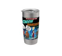 Je choisis Frankenstein Funny Novelty Man or Bear Gobelet isotherme en acier inoxydable double paroi