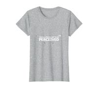 Je Choisis la Violence : pour ne Pas être perçue comme Une Image Graphique T-Shirt, Femme, Gris Chiné, XS
