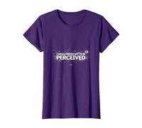 Je Choisis la Violence : pour ne Pas être perçue comme Une Image Graphique T-Shirt, Femme, Violet, S