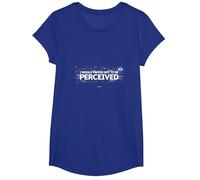 Je Choisis la Violence : pour ne Pas être perçue comme Une Image Graphique T-Shirt, Fille, Bleu Royal, S