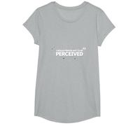 Je Choisis la Violence : pour ne Pas être perçue comme Une Image Graphique T-Shirt, Fille, Gris Chiné, XS