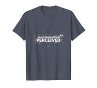 Je Choisis la Violence : pour ne Pas être perçue comme Une Image Graphique T-Shirt, Homme, Bleu Chiné, XL