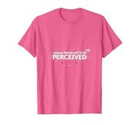 Je Choisis la Violence : pour ne Pas être perçue comme Une Image Graphique T-Shirt, Homme, Rose Chiné, M