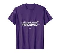 Je Choisis la Violence : pour ne Pas être perçue comme Une Image Graphique T-Shirt, Homme, Violet, S