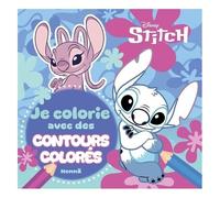 Je Colorie Avec Des Contours Colorés Disney Stitch