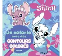 Je Colorie Avec Des Contours Colorés Disney Stitch
