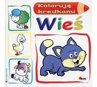 Je colorie avec des crayons Village