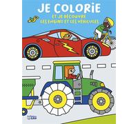 Je colorie et decouvre engins - Isabelle Jacqué - Lito - broché - Document jeunesse