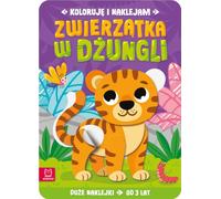 Je colorie et je colle Animaux de la jungle / Aksjomat