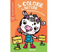 Je colorie la nature (2-4 ans) Bienvenue à la ferme (Vache) (5)