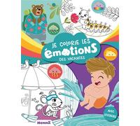 Je colorie les émotions des vacances - Avec stickers - Valérie Deneufchatel - Hemma - broché - Document jeunesse