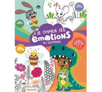 Je colorie les émotions du quotidien - Avec stickers - Valérie Deneufchatel - Hemma - broché - Document jeunesse