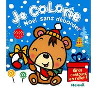 Je colorie Noël sans déborder (Ourson Brun)