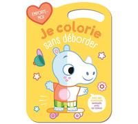 Je colorie sans déborder - Le rhinocéros - Collectif - Yoyo Books - broché - Document jeunesse