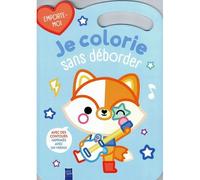 Collectif – Je colorie sans déborder – Renard – Broché, livre-jeu