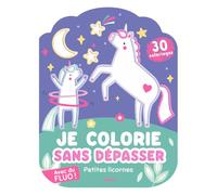 Coloriages fluo - petites licornes