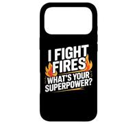 Je Combat Les incendies, Quel est Ton Super Pouvoir ? Fierté des Pompiers Coque pour iPhone 17 Pro Max