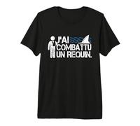 Je Combat Un Requin avec du plâtre au Bras cassé Bon rétablissement T-Shirt Haut de Gamme