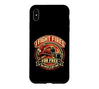 Je Combats Les incendies Gratuitement Pompier Volunapparelr Coque pour iPhone XS Max