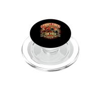 Je Combats Les incendies Gratuitement Pompier Volunapparelr PopSockets PopGrip pour MagSafe